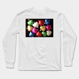 Colourful Heart Decorations Long Sleeve T-Shirt